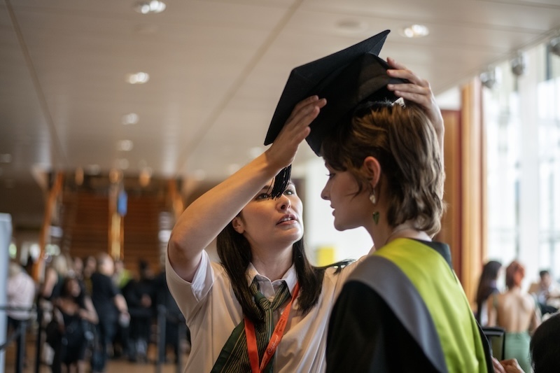 University for the Creative Arts graduation ceremony at Royal Festival Hall, London. Photo by Michelle Marshall University for the Creative Arts graduation ceremony at Royal Festival Hall, London. Photo by Michelle Marshall
