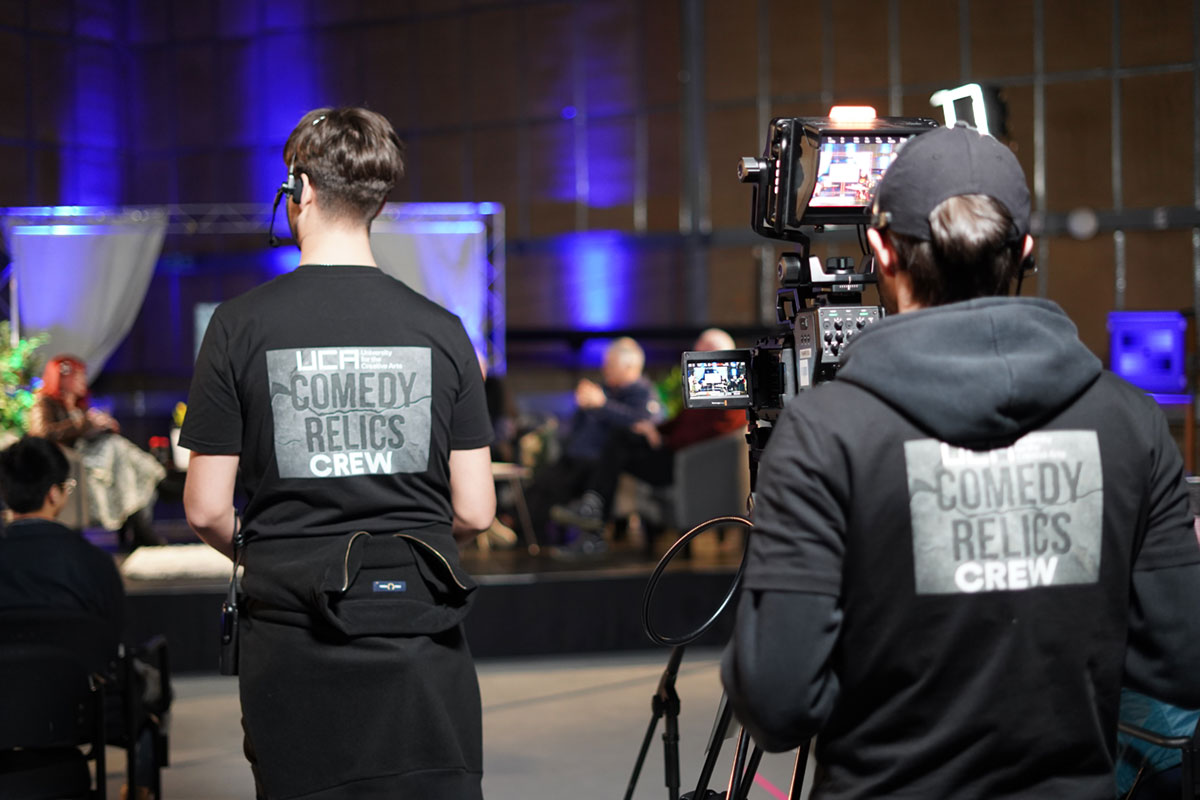 <p><em>“Working at Maidstone Studios alongside industry mentors gave me a huge confidence boost. It’s shown me that I can do this as a career, not just as a course project,”</em> said Adam Birtwistle, first-year student.</p>