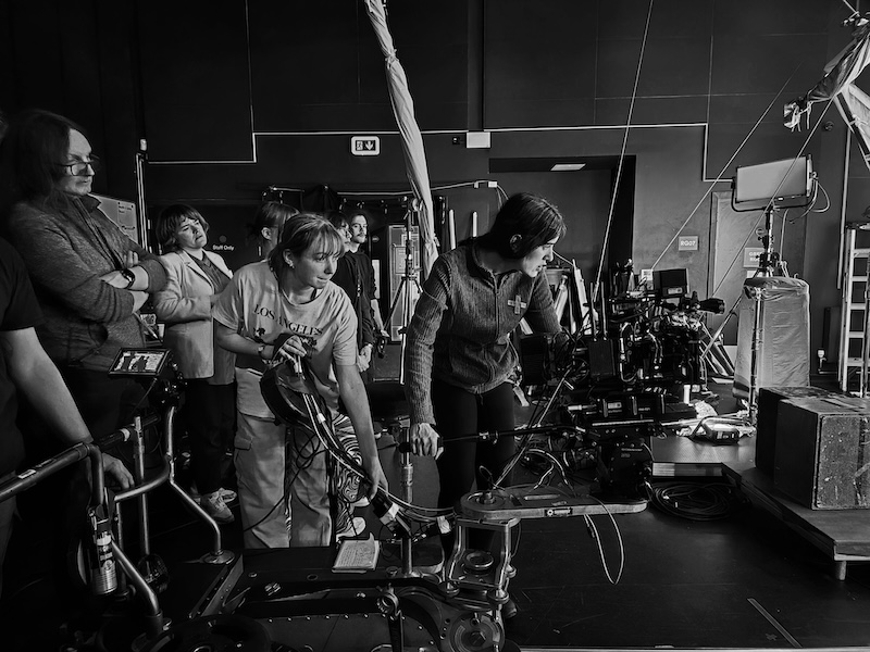 Filming at UCA's VP studio